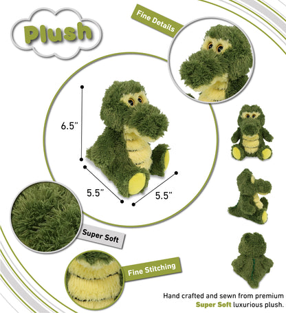BIG EYE PLUSH - SITTING ALLIGATOR
