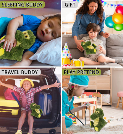 BIG EYE PLUSH - SITTING ALLIGATOR
