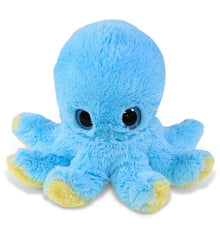 BIG EYE PLUSH - BLUE OCTOPUS