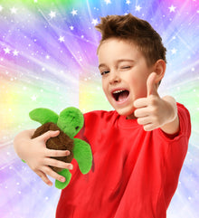 BIG EYE PLUSH - SEA TURTLE