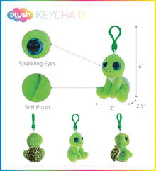 BIG EYE KEYCHAIN - GREEN SEA TURTLE