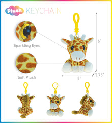 BIG EYE KEYCHAIN - GIRAFFE