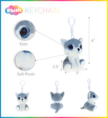 BIG EYE KEYCHAIN - WOLF