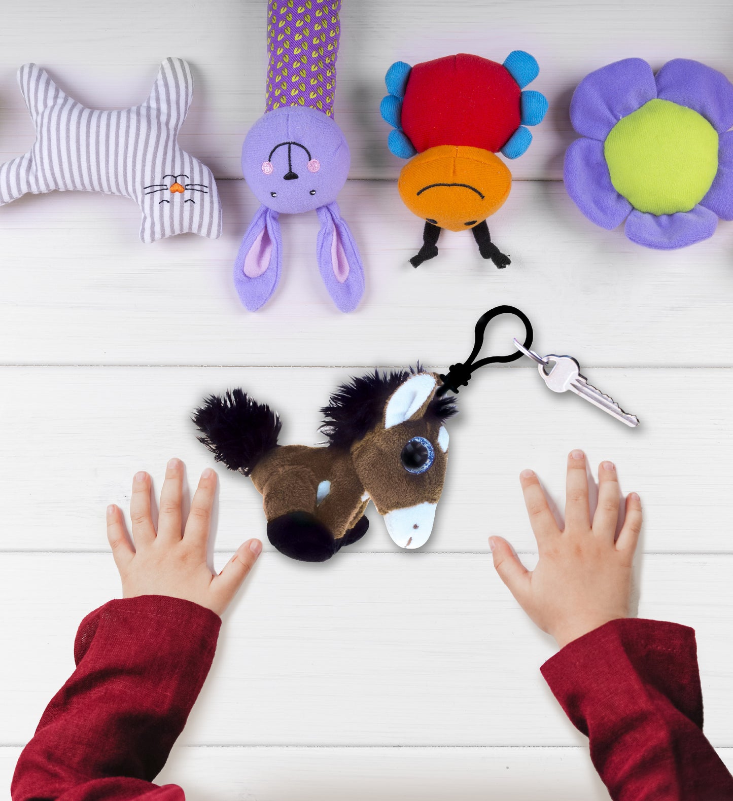 BIG EYE KEYCHAIN - HORSE