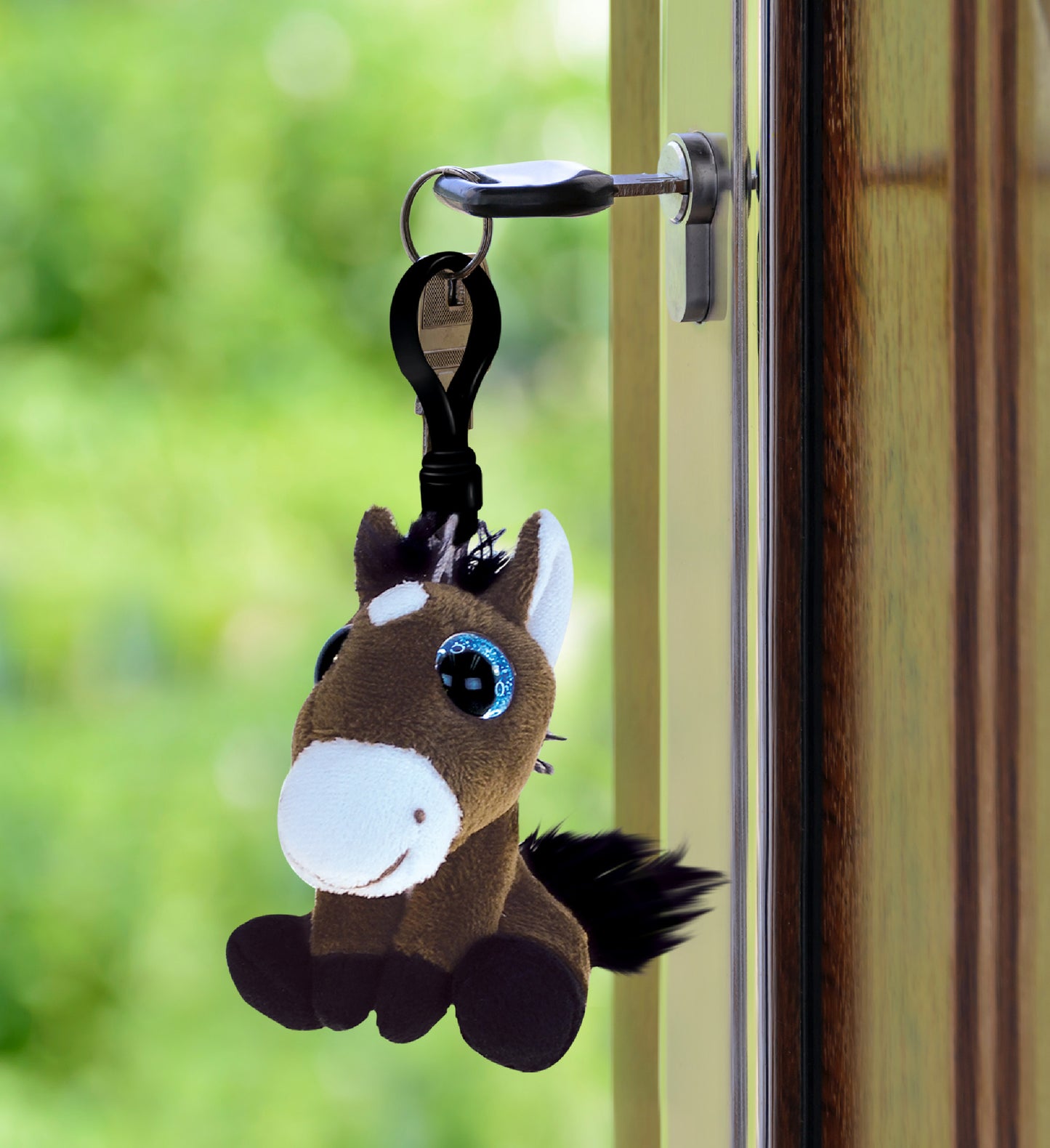 BIG EYE KEYCHAIN - HORSE