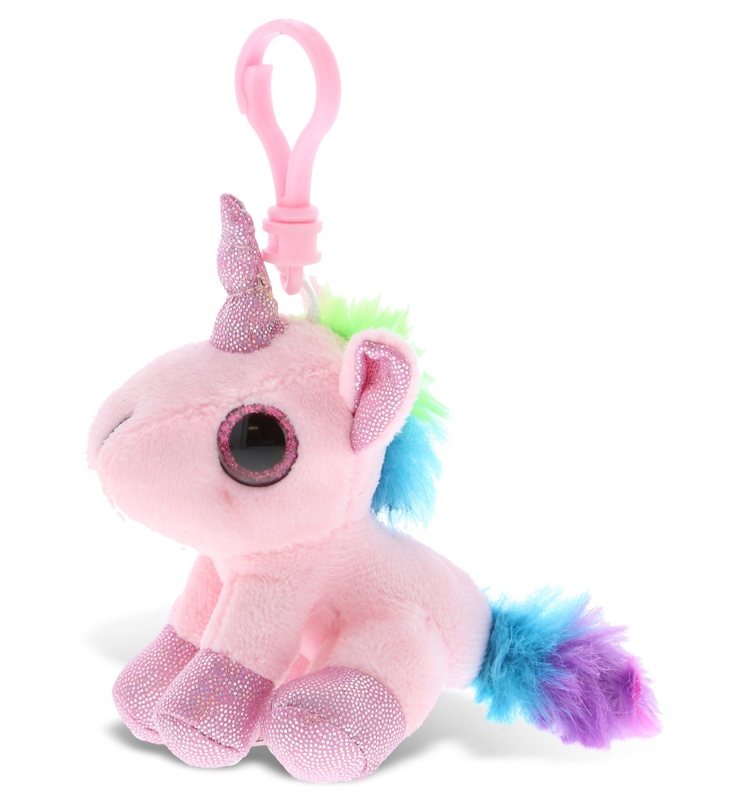 BIG EYE KEYCHAIN - PINK UNICORN