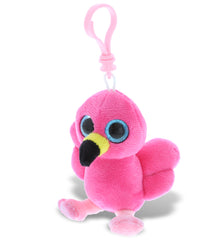 BIG EYE KEYCHAIN - FLAMINGO
