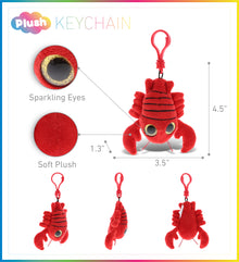 BIG EYE KEYCHAIN - LOBSTER