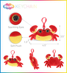 BIG EYE KEYCHAIN - CRAB
