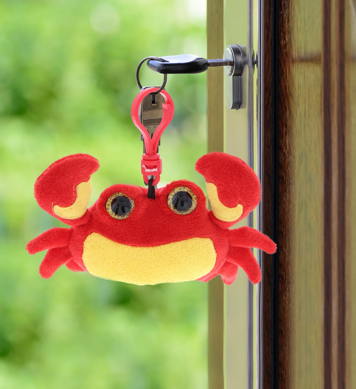 BIG EYE KEYCHAIN - CRAB