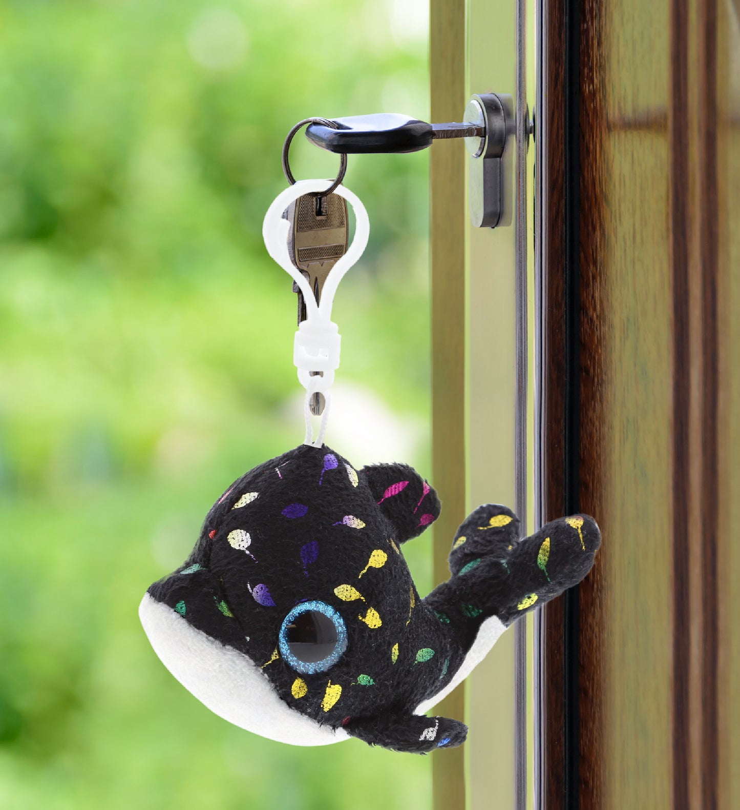 BIG EYE KEYCHAIN - KILLER WHALE