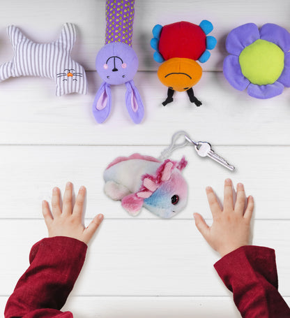 BIG EYE KEYCHAIN - AXOLOTL