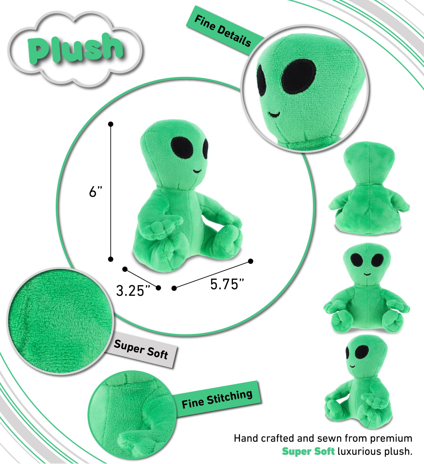 6" PLUSH - ALIEN
