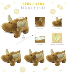 PLUSH BANK - MOOSE