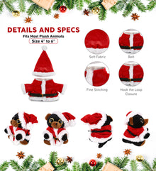 DRESS-UP PLUSH - SANTA CLAUS SMALL
