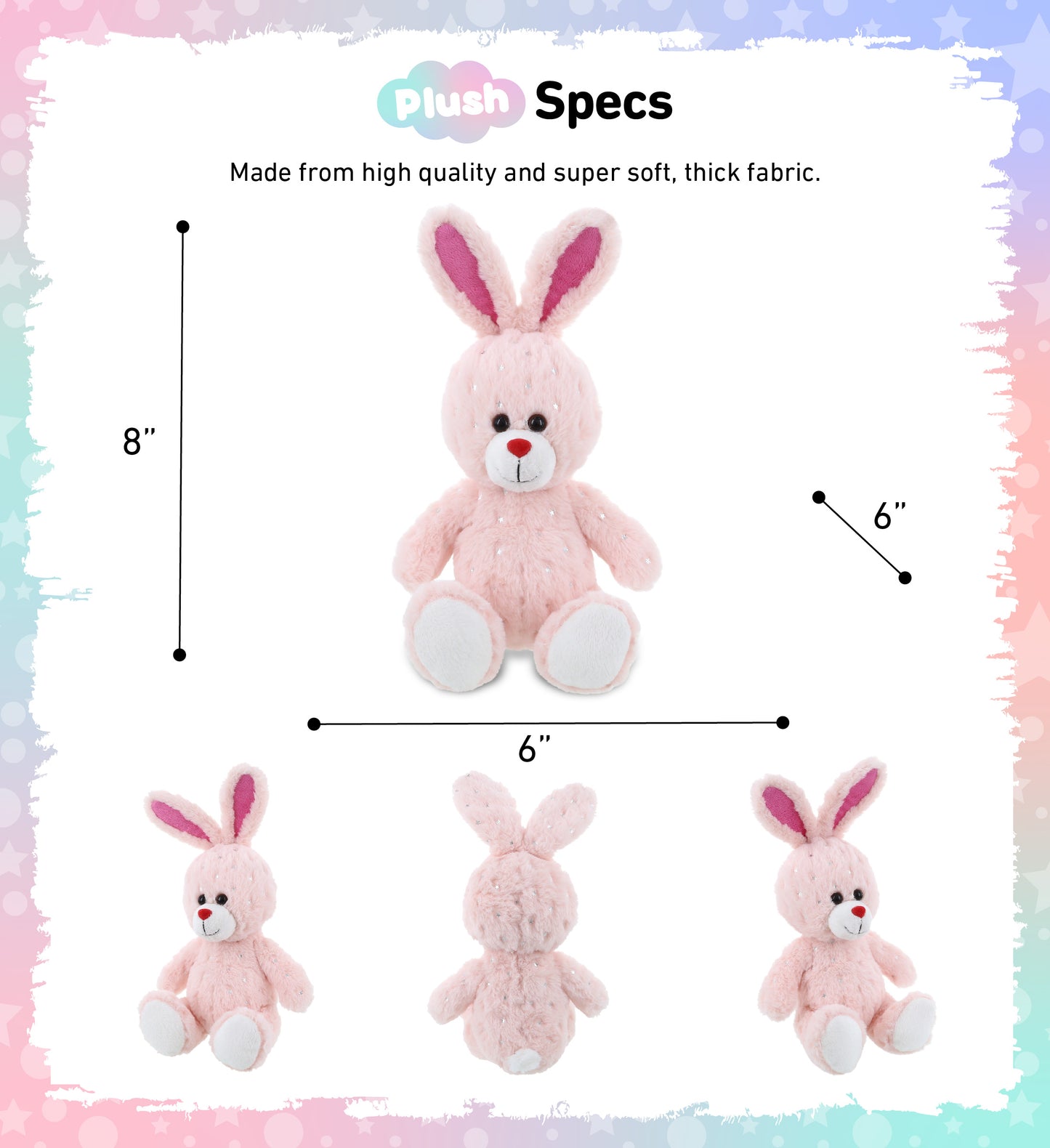 SPARKLING PLUSH - ROSE GOLD BUNNY