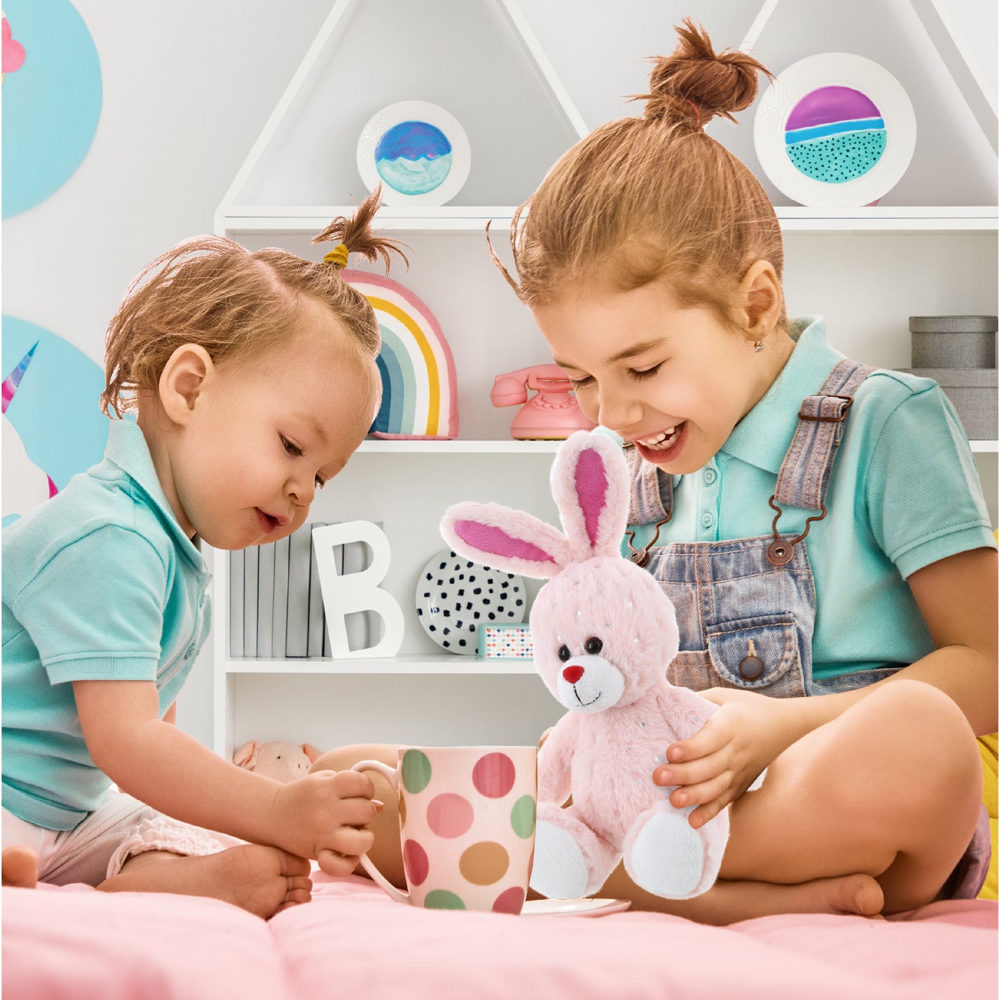 SPARKLING PLUSH - ROSE GOLD BUNNY