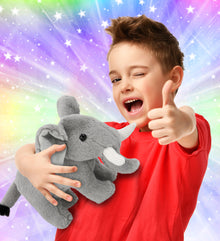 SUPER-SOFT PLUSH - STANDING ELEPHANT 7.5"