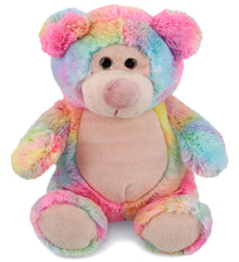 SUPER-SOFT PLUSH - RAINBOW BEAR 9"
