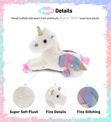 SUPER SOFT PLUSH - ROYAL FLYING UNICORN