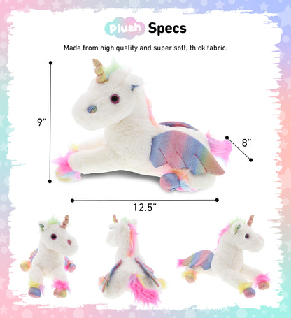 SUPER SOFT PLUSH - ROYAL FLYING UNICORN