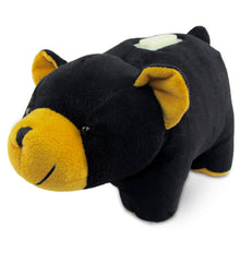 PLUSH BANK - BLACK BEAR