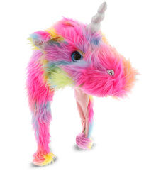 SUPER SOFT PLUSH HAT - RAINBOW DRAGONCORN
