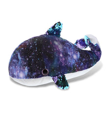 SPACE SEQUIN PLUSH - 13" WHALE