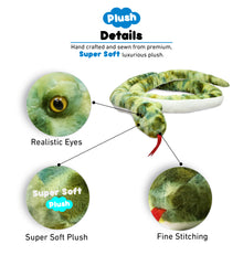 WILD COLLECTION PLUSH - GIANT SNAKE 112"