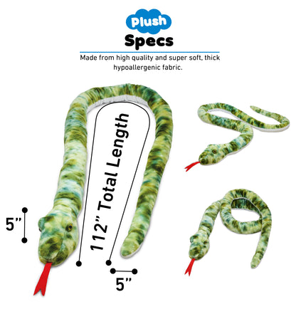 WILD COLLECTION PLUSH - GIANT SNAKE 112"