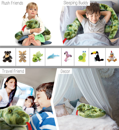 WILD COLLECTION PLUSH - GIANT SNAKE 112"