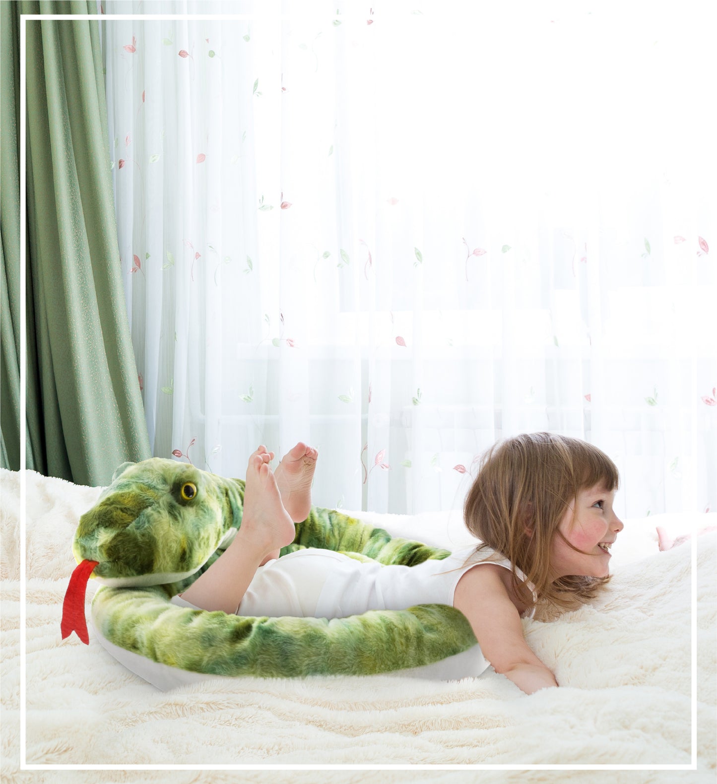 WILD COLLECTION PLUSH - GIANT SNAKE 112"