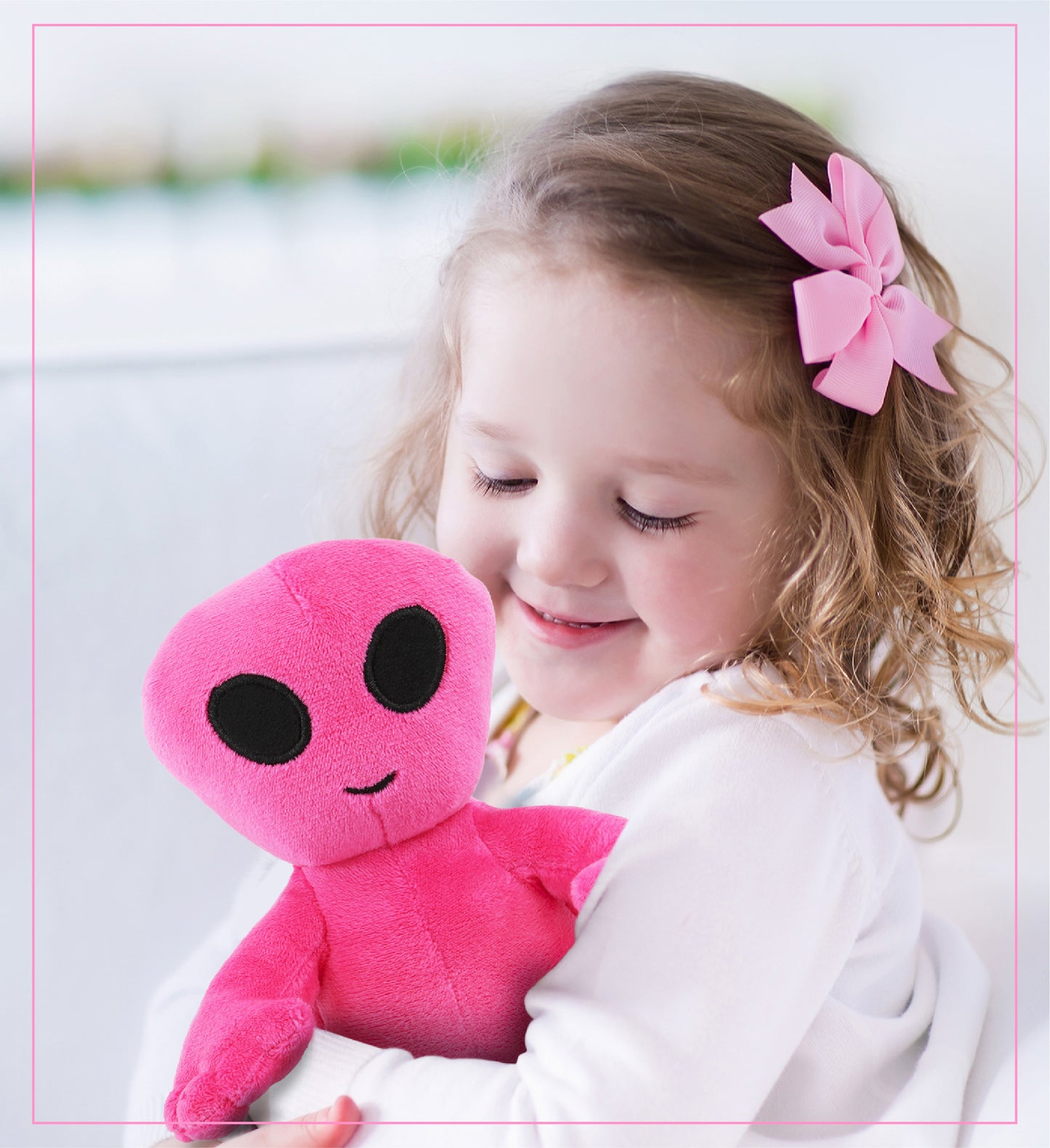 6" PLUSH - PINK ALIEN