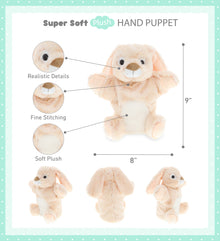SUPER SOFT PLUSH HAND PUPPET - RABBIT