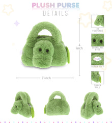 SUPER-SOFT PLUSH HAND BAG - ALLIGATOR