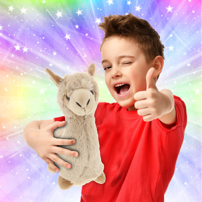 SUPER-SOFT PLUSH - LLAMA - BEIGE