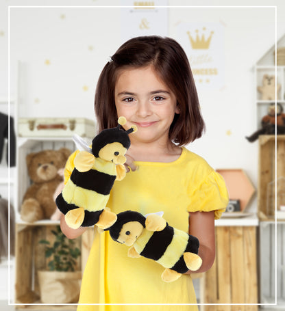 SUPER SOFT PLUSH HAND PUPPET - HONEYBEE