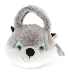 SUPER-SOFT PLUSH HAND BAG - HUSKY