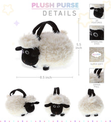 SUPER-SOFT PLUSH HAND BAG - BLACK NOSE SHEEP
