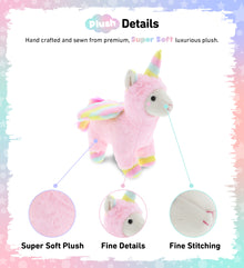 SUPER SOFT PLUSH - PINK FLYING LLAMACORN
