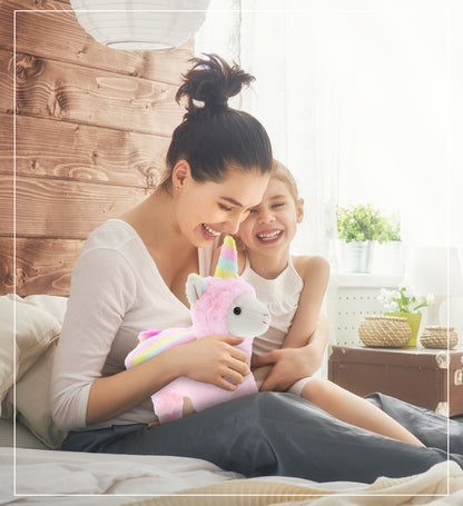 SUPER SOFT PLUSH - PINK FLYING LLAMACORN