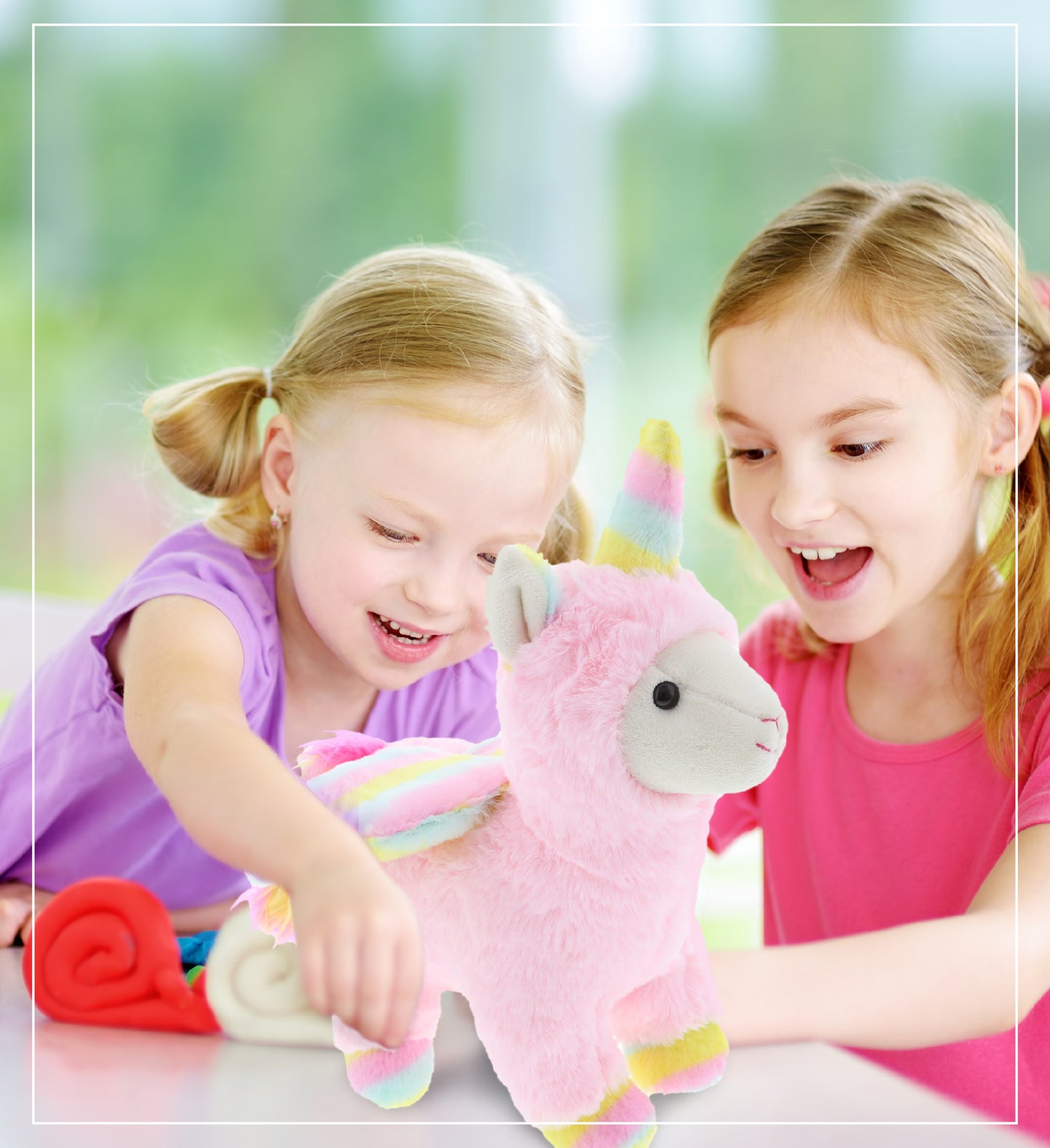 SUPER SOFT PLUSH - PINK FLYING LLAMACORN