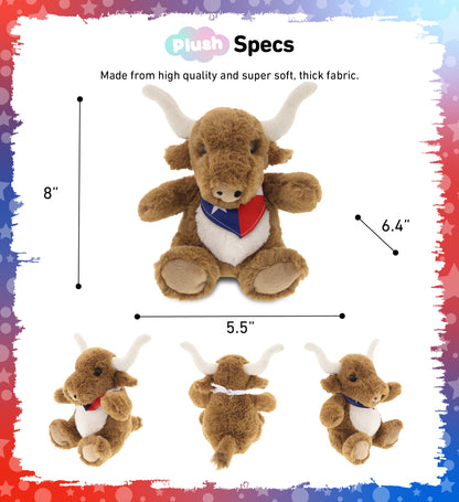 SUPER SOFT PLUSH - TEXAS LONGHORN