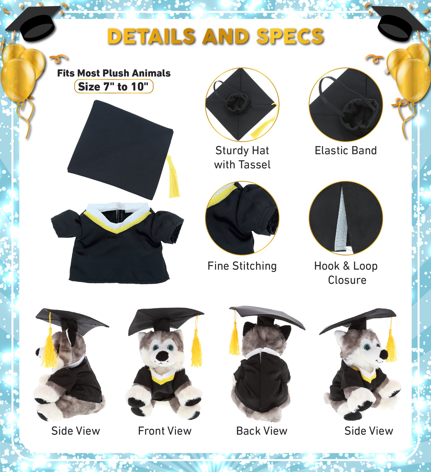 GRADUATION DRESS UP SET - LARGE
