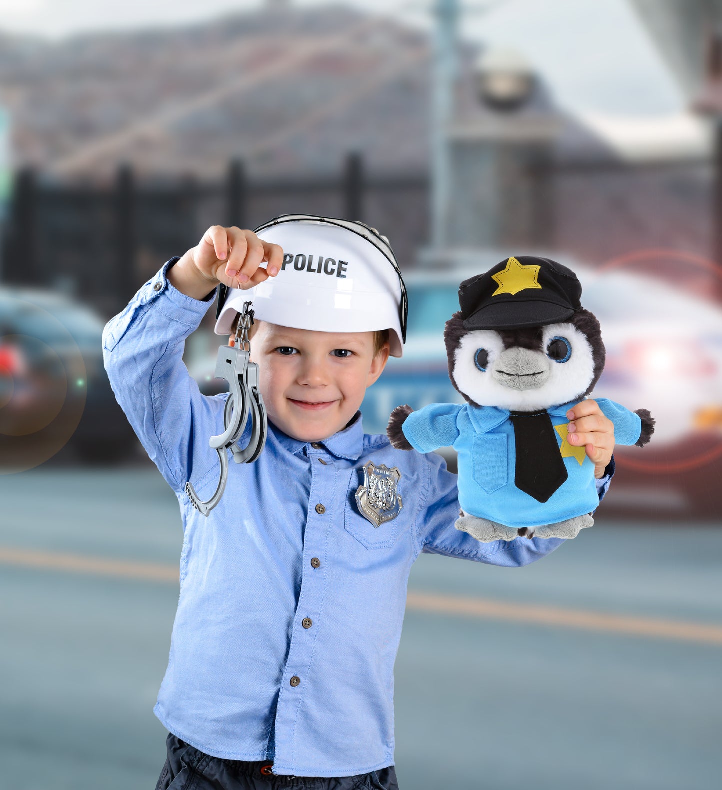 POLICE DRESS UP SET - LARGE