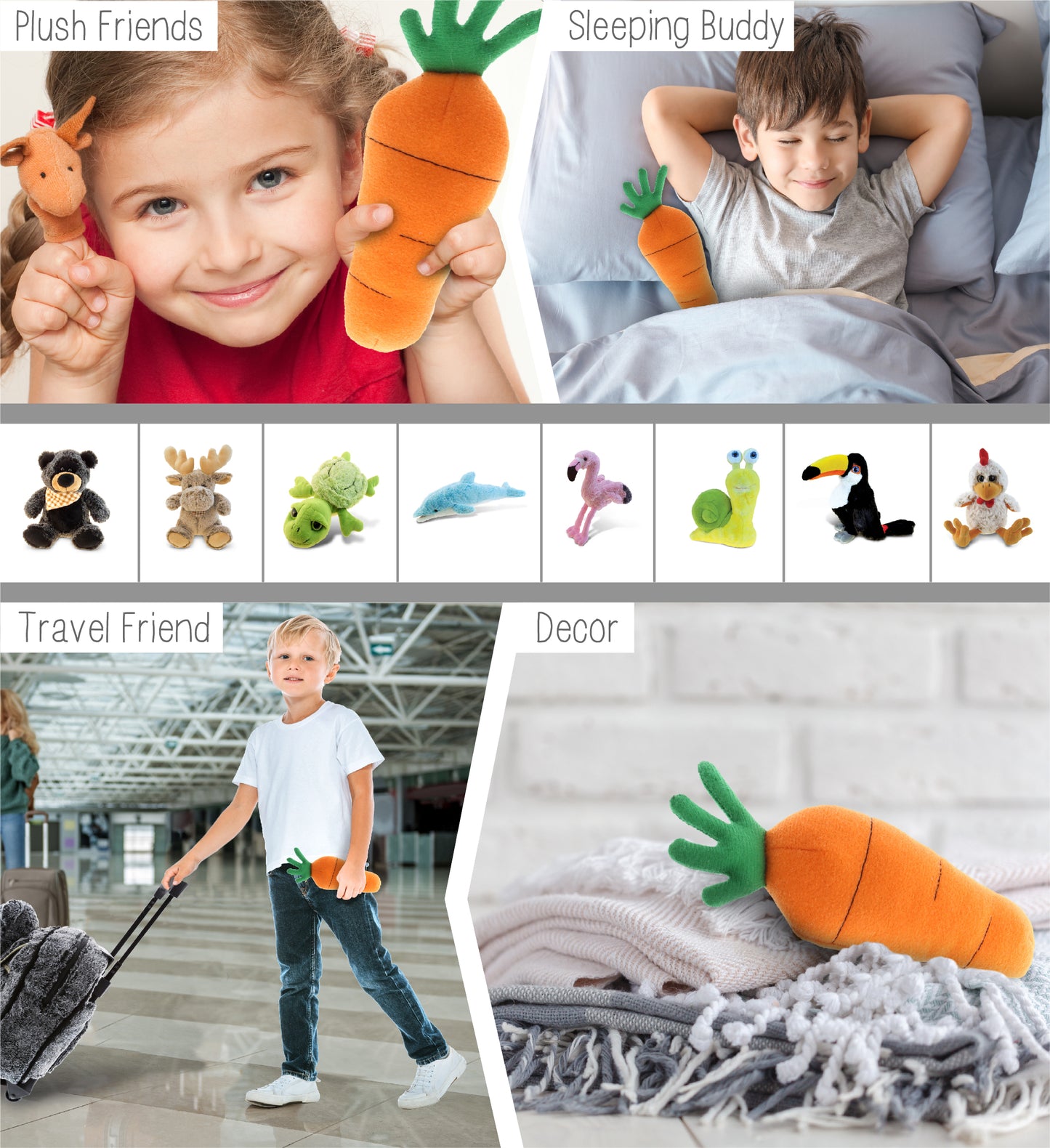PLUSH - 6" CARROT