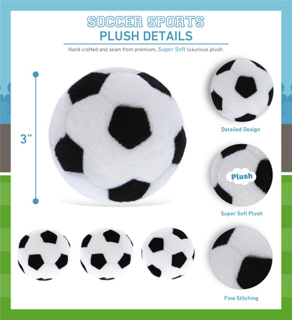 PLUSH - 3" SOCCER BALL