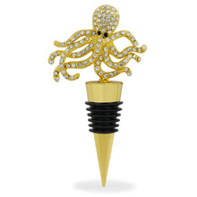 CHEERS - SPARKLING GOLD WINE STOPPER - OCTOPUS