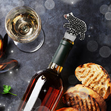 CHEERS - SPARKLING WINE STOPPER - BLACK BEAR