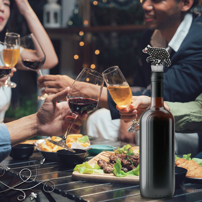 CHEERS - SPARKLING WINE STOPPER - BLACK BEAR